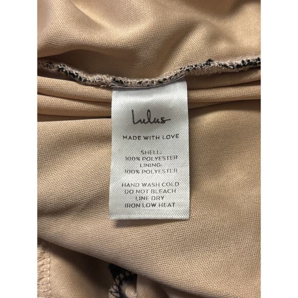 Lulus NWT Frilled to Be Here Ruched Lace Mini Dress in Black M Cocktail Formal - Picture 8 of 8